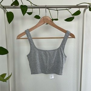 NWT Abercrombie & Fitch Super Soft Top in Grey XS